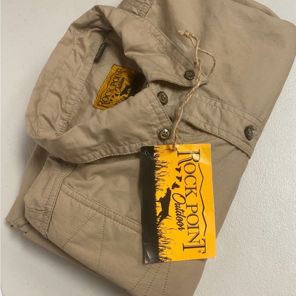 Rock Point brand men's long-sleeve outdoor or fishing-style shirt